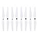 ELBFAE 8pcs 9450 Propellers for DJI Phantom 3 2 Camera Drone Replacement Self Locking Propeller Props Blades Accessories Parts (Color : White)