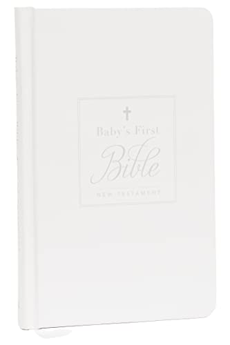 KJV, Baby's First New Testament, Hardcover, White, Red Letter, Comfort