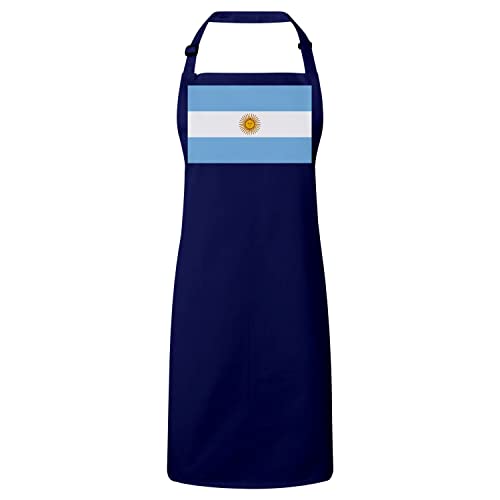 Tablier cuisine premium navy textile haut de gamme Argentine