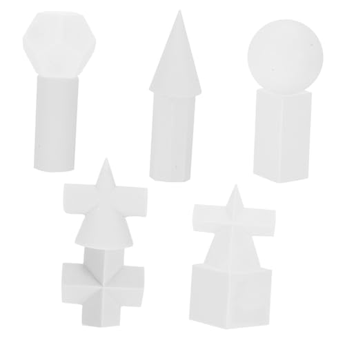 FOYTOKI 10個 樹脂製幾何体模型 スケッチ練習用彫刻ツール 多角形デザイン描画練習モデル インテリア装飾兼用