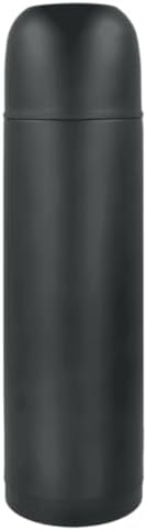 Metaltex Double Walled Thermos Flask, Black, 1 Litre