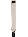 CTM Elastic .75 Inch Wide Undergarment Clip-End Suspenders, Beige