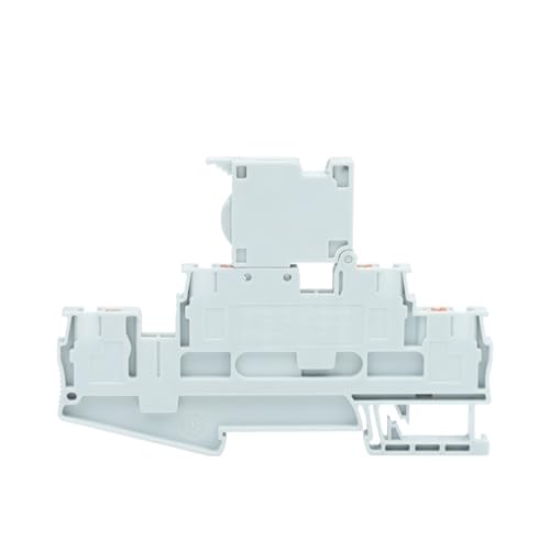 Porte-fusible PTTB4-HESI double niveau 4mm² : optimisez votre câblage rail DIN 4 fils