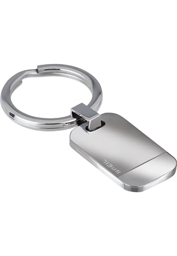 Breil - Portachiavi In Acciaio Collezione Tailor Con Finiture Lucido Satinate Per Uomo