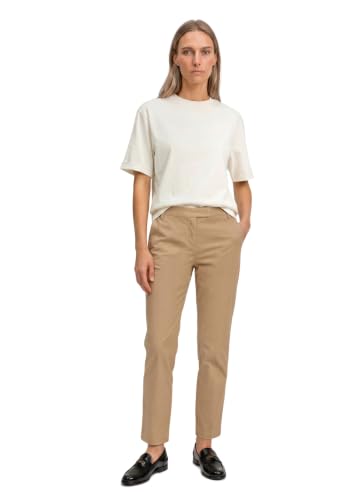 Marc OߴPolo Damen Chinohose mit Stretch-Anteil Slim Fit, Beige (Tall Teak), 38 – Ansicht 2