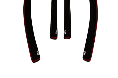 Wind Sun Rain Deflectors Compatible With AUDI Q5 2009-2016 4 Doors SUV 4 Pieces Dark TINTED - Image 3