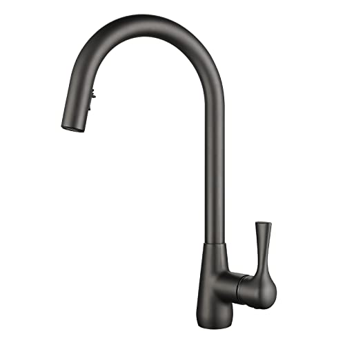 Robinet extractible pour évier de cuisine en laiton idéal pour les familles