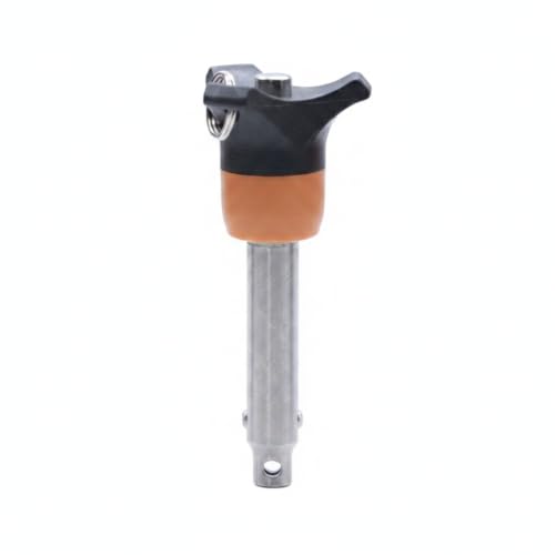 Quick-Release Pin with Push-Button Lock and Natural Finish for Industrial Fixtures, Machinery Panels, and Workshop Tooling (1 Piece)