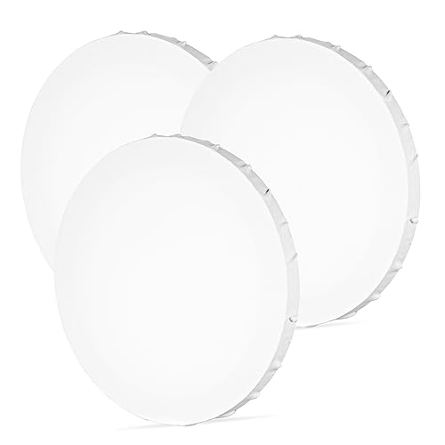 TEHAUX 3St Rahmen für Ölgemälde Canvas zählbrett Leinwandplatte Schablonenplatte Kunstmalbrett Leinwände zum Malen Kreis- -Maltafeln Rahmen für Kunstmalerei Segeltuch