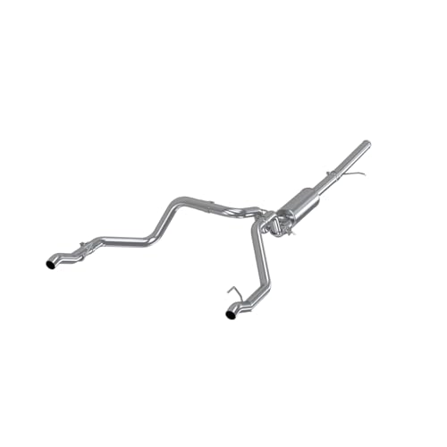 Mbrp S5085al 2.5 Cat Back Dual Rear Exhaust System Aluminized Steel
