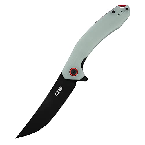 Image of CJRB Gobi Folding Pocket Knife with AR-RPM9 Steel Blade and G10 Handle for Men Outdoor Camping, Natural Green(J1906B)