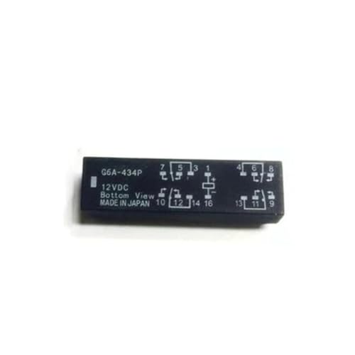 G6A-434P 12VDC componente electrónico DIP14 interruptor miniatura DC12V para PCB de domótica