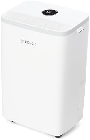 Bosch Deshumidificador Dry 2000 - Fácil. Eficaz. Silencioso. Para tu Hogar y Dormitorio - Para Habitaciones de hasta 24 m² - Secado Rápido para tu Col...