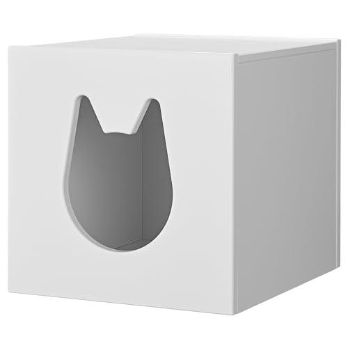 IKEA KALLAX Katzenhaus 33x33cm weiß