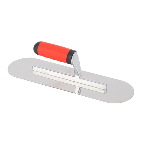 WWHJR Cazzuola da piscina in acciaio inossidabile per finitura in calcestruzzo piatto Cazzuola per intonacatura pareti in cemento cazzuola strumento di costruzione in muratura