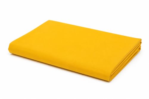 Image of Unstitched Cotton Astar /Lining /Cloth /Kapda Running into Meters for Suit,Sherwani,Kurti,Blouse /Choli,lehanga & Dress Materials(Available in 2,4,6 Meters Variation) (Yellow, 4 Meter)