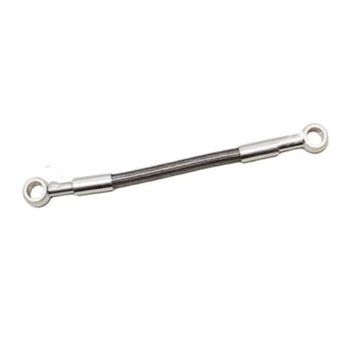 Manguera de freno trenzada de 500mm con banjo de 8mm 0°-0° para moto