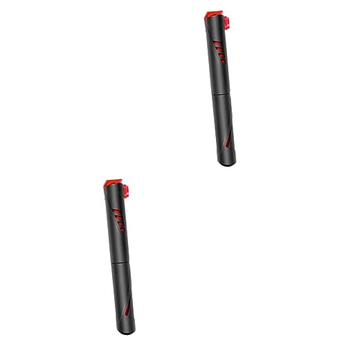 ibasenice 2 Sets Manual Tire Pump 120psi Portable Bike Tire Floor Pump Handheld Inflator