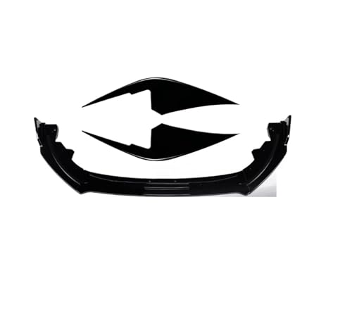 Anteriore Spoiler Kit Di Modifica Per Carrozzeria Con Lama Antivento Anteriore E Spoiler Anteriore Nero Lucido Per Toyota Per GR86 2022+(Nero lucido)
