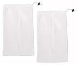 Replacement Mesh Bag for Sunsolar Swimming Pool & Spa Jet Vacuum W/Brush Cleaner- Pool Cleaner Accessory – Debris Collection net Bag Size 9 inch by 15 inch with Draw String for Fastening – Two Pack