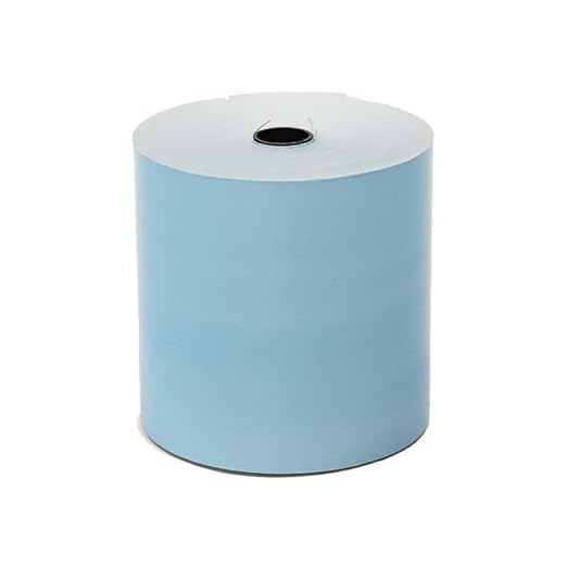 Blue PolyCoated Waterbourne Automotive Masking Paper 600' - 1/EA (6 inch X 600 feet)