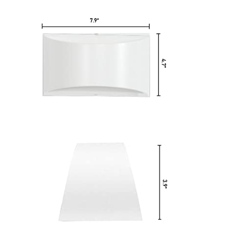 Indoor Dimmable Wall Sconces With App/Remote Control, Modern Led Wall Lighting 12W Wall Light Fixtures Aluminum Up And Down Wall Lights For Living Room Bedroom Hallway, Color Temperature Adjustable #TOP4