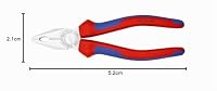 KNIPEX Kombizange mit Comfort-Griffen verchromt 180 mm, 03 05 180 – Ansicht 7