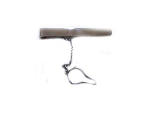 Clip corbata plata 925 artesanal 53mm pasador plata de ley para traje