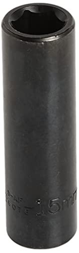 Image of CRAFTSMAN Deep Impact Socket, Metric, 1 /2-Inch Drive, 15mm (CMMT16076)