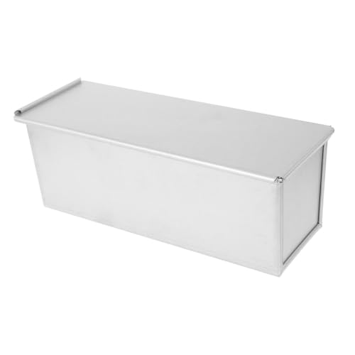 DIYEAH Bread Loaf Tin with Even Heating and Rapid Heat Conduction, Large Capacity with Lid for Baking Bread and Toast, Aluminium Alloy Pan for Kitchen and Bakery Use