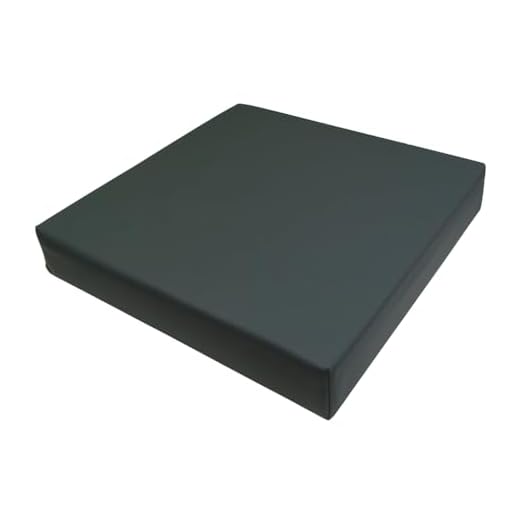 Ortones - Viscoelastic Anti-Bedsore Cushion 40x40x7 cm - For Wheelchair, Office and Vehicle Use - Waterproof Cover - Postural Design - Made in Spain