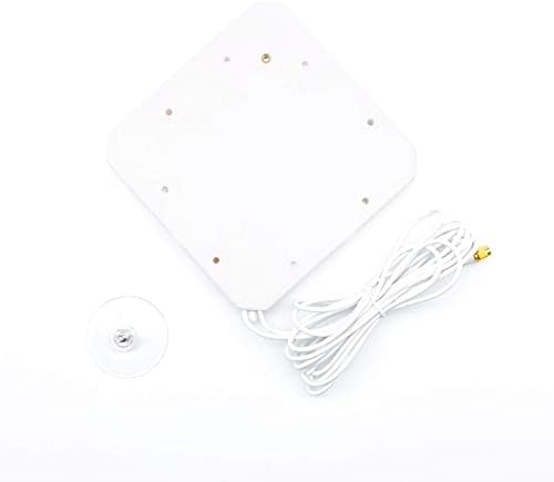Imwell 4G Antenna SMA Male Adapter Dual Mimo 35dbi Omnidirectional 4G LTE Antenna High Performance 2m Cable for Huawei 2G 3G 4G LTE Router Aerial