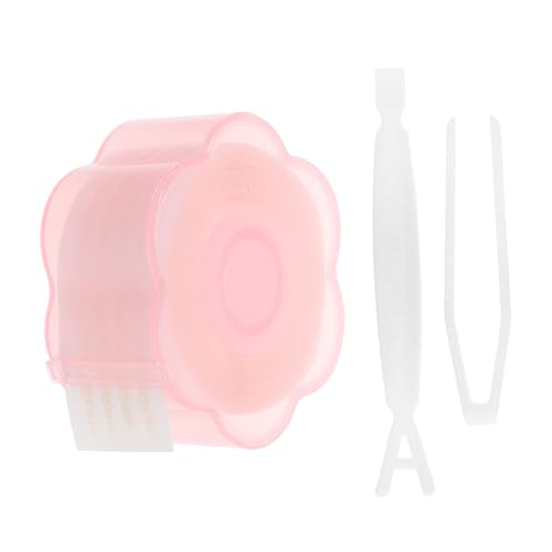 VALICLUD 1 Juego adhesivo de doble párpado de encaje tira adhesiva para párpados Tiras invisibles para levantar párpados parches de doble párpado levantador de párpados fibra rosa