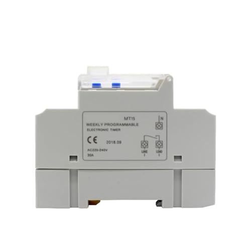 Interruptor de temporizador automatico MT15 de 220VAC 30A digital para cuadro 4