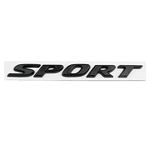 Zhizhong Sport Letter Emblem Trunk Lid Rear Logo Badge Fits 2017-2022 Accord Civic Passport (Gloss Black)
