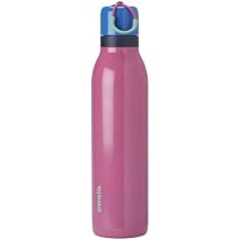 Owala FreeSip Twist Insulated Stainless Steel Water Bottle with Straw for Sports and Travel, BPA-Free, 24-oz, Bubble Gum
