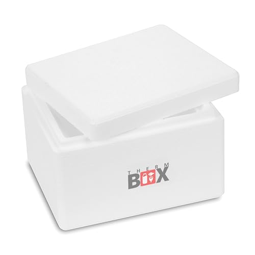 THERM-BOX Styroporbox 2W Innen: 18x14x9cm Wand 3cm Volumen 2,39L...