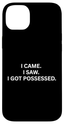���팻�� I Came.I Saw.I Got.Haunting Saying �X�}�z�P�[�X iPhone 14 Plus �p