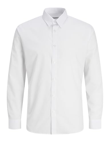 JJ Rebel Camicia da Uomo Jrebgavin Solid Shirt LS...