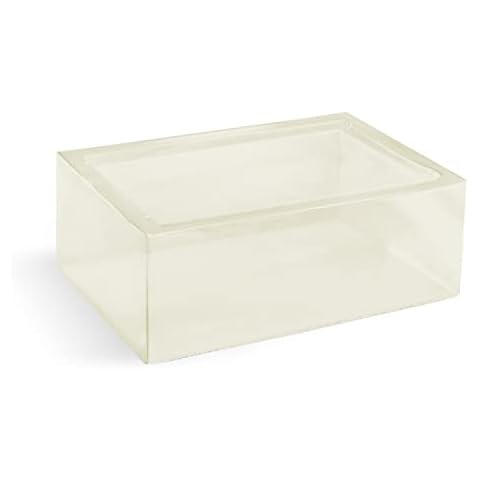 Crafter's Choice 2 Lb. Block Premium Shave & Shampoo Melt & Pour Soap Base, Clear Cover
