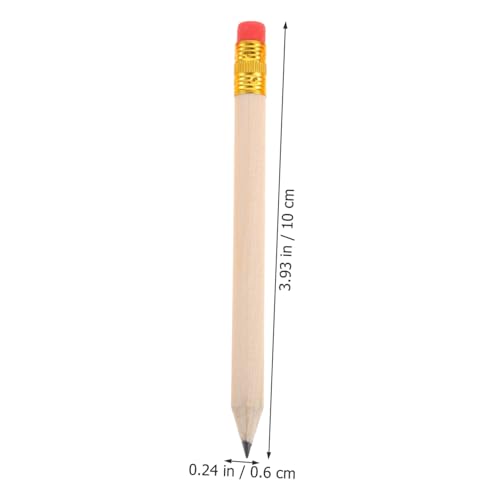 50 lápices de madera con borrador rojo Golf para dibujo miniatura 2