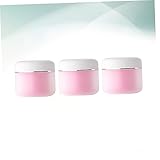DOITOOL 3pièces Boîte De Rangement Maquillage Rose Pot Crème Visage Double Couche r Coi...