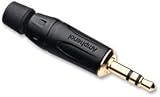 Stecker, gerade Amphenol KS3PB-AU Klinken-Steckverbinder 3.5 mm Stecker, gerade Stereo Schwarz 1 St.