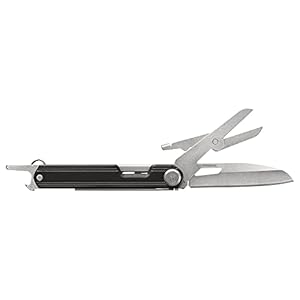 Gerber Gear Armbar Slim Cut Pocket Knife EDC Multitool with Blade, Scissors, and Bottle Opener for Camping, Onyx