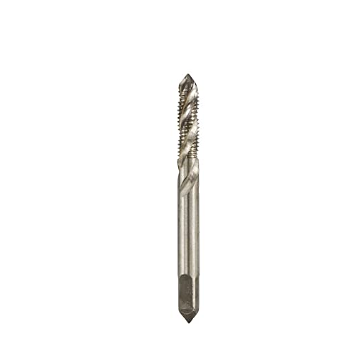 ALEYHA 1pc Spiral Machine Tap For Metalworking HSS Metric Thread Tap Straight Shank Screw Tap Drill Bit,M6x1.0