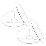 Kit de fixation pour abat-jour : comprend des anneaux de fixation pour une plus flexibilité, idéal pour expérimenter différents designs dans les espaces résidentiels et commerciaux, kit de fabrication d’abat-jour, support d’abat-jour