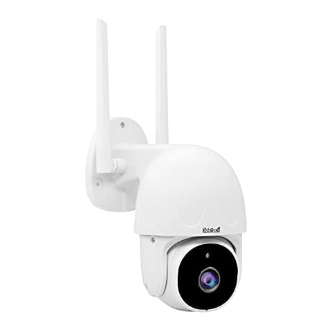 JideTech 2MP WiFi PTZ IP Camera, 1080P Mini Security Dome Camera Support Pan Tilt, 2-Way Audio, HD Night Vision, Humanoid Detection, Campatible with Tuya Smart APP (P6-2MPW) Cover