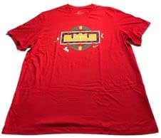Nike Men's Lebron James Dri-Fit T-Shirt XL Red