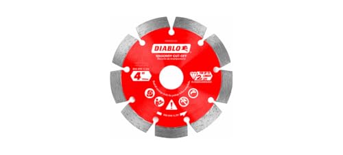 Disque de coupe diamanté segmenté Diablo 10,2 cm pour maçonnerie