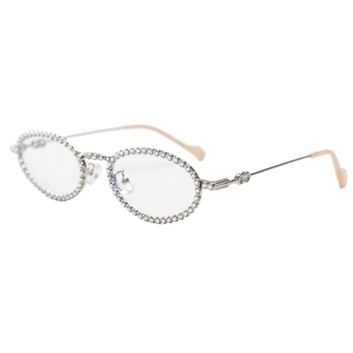 Lunettes de soleil pour femmes rétro ovale petite taille vintage UV400